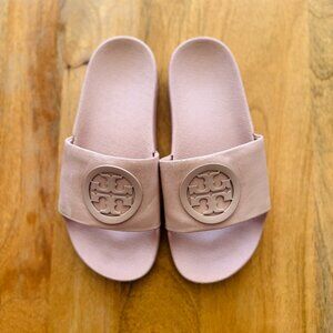 Tory Burch Lina Women Pink Slide Sandals - Size 6